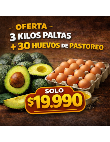 Pack  Palta Fresca y Huevos de Campo