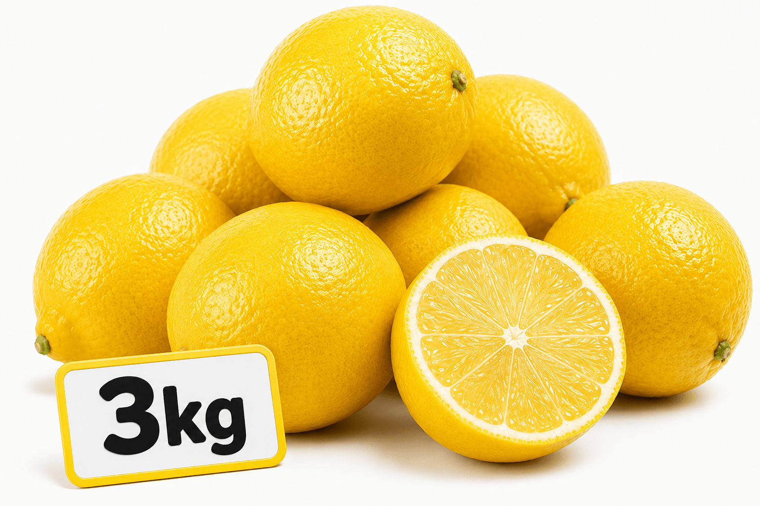 Limón Amarillo Fresco Seleccionado – Formato 3 kg