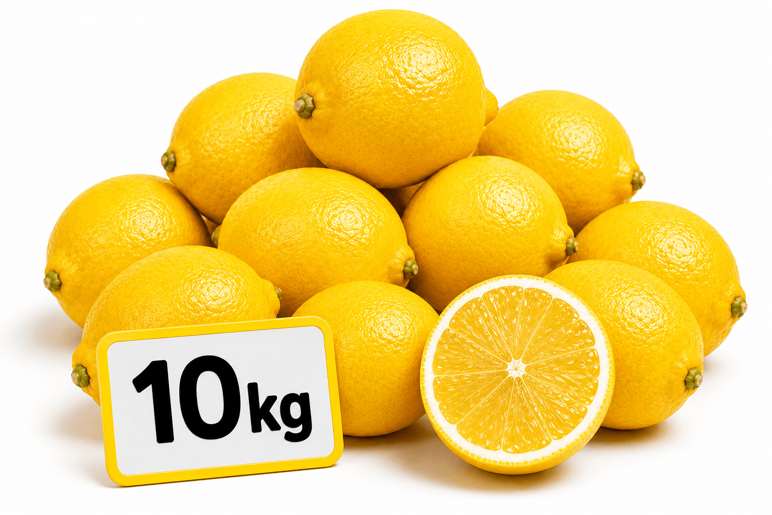 Limón Amarillo Fresco Seleccionado – Formato 10 kg