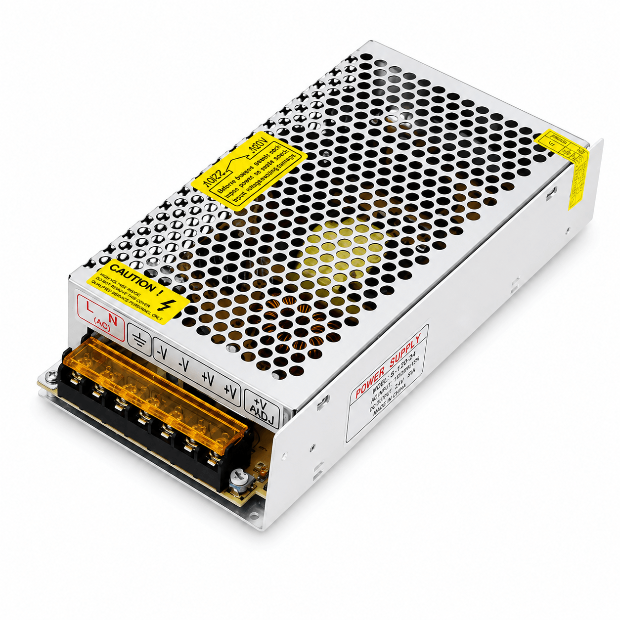 Fuente de Poder Metálica 12V 10A 120W